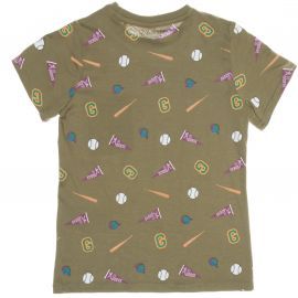 T-shirt junior Guess Kaki