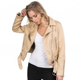 Veste Femme Perfecto Beige Sixth June