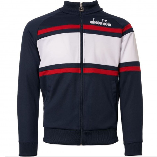 Veste diadora ref: 502.171211 bleu blanc rouge