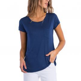 Tee-shirt femme TIFFOSI ARUM bleu