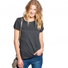 T-shirt Femme Deeluxe TRUSTE Gris