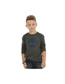 T-shirt Timberland junior Kaki