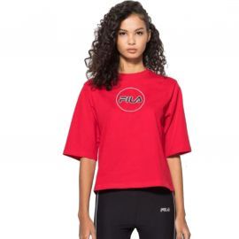 T-shirt Femme Fila Rouge