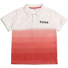 Polo junior Guess Blanc et rose