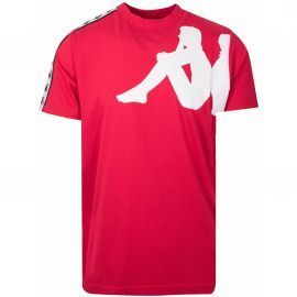 T-shirt homme Kappa Rouge et Blanc