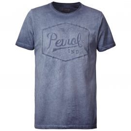 T-shirt junior Petrol Bleu délavé