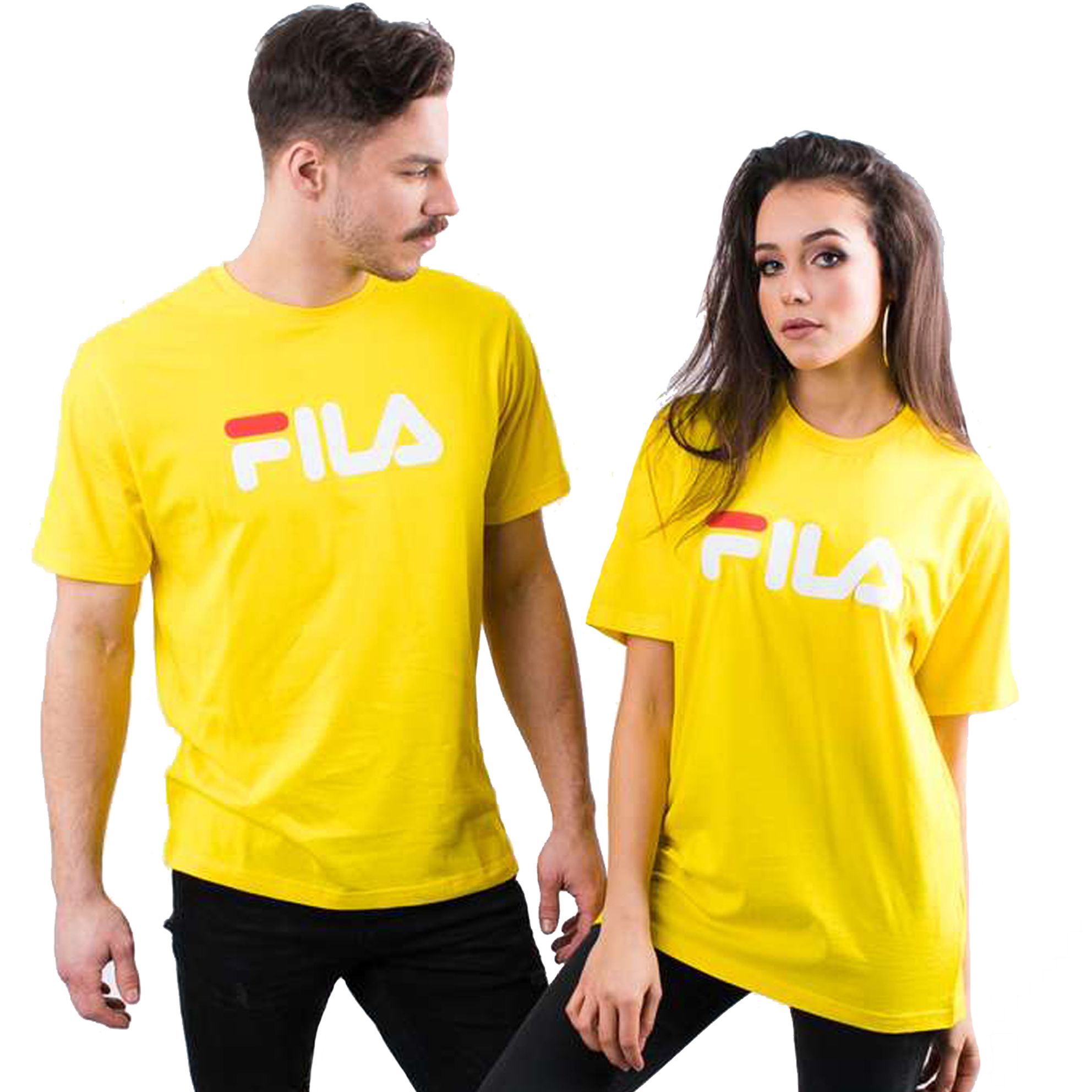 tee shirt fila jaune femme