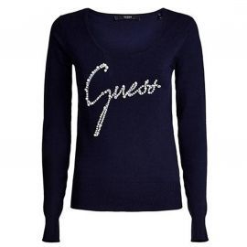 Pull Femme Guess Bleu