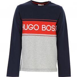 T-shirt junior Hugo Boss Bleu/Rouge/Gris