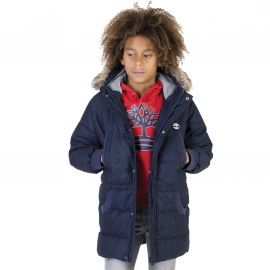 Parka junior Timberland Bleu chiné