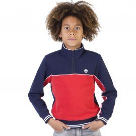 SWEAT J T25Q41 BLEU/ROUGE TIM