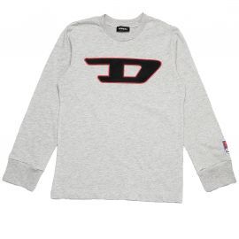 T-shirt junior Diesel rétro Gris Bouclette