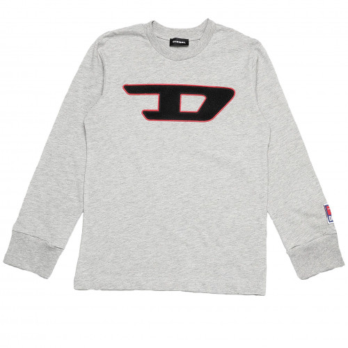 Tee shirt DIESEL rétro gris Bouclette