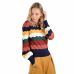 Pull molly bracken multicouleur motifs asymetriques