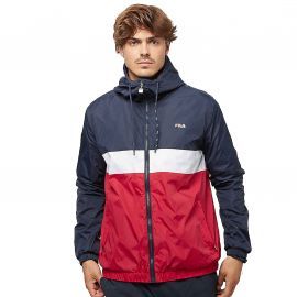 Veste homme Fila zippée Bleu Blanc et Rouge