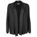 Gilet Cardigan femme noir tiffosi