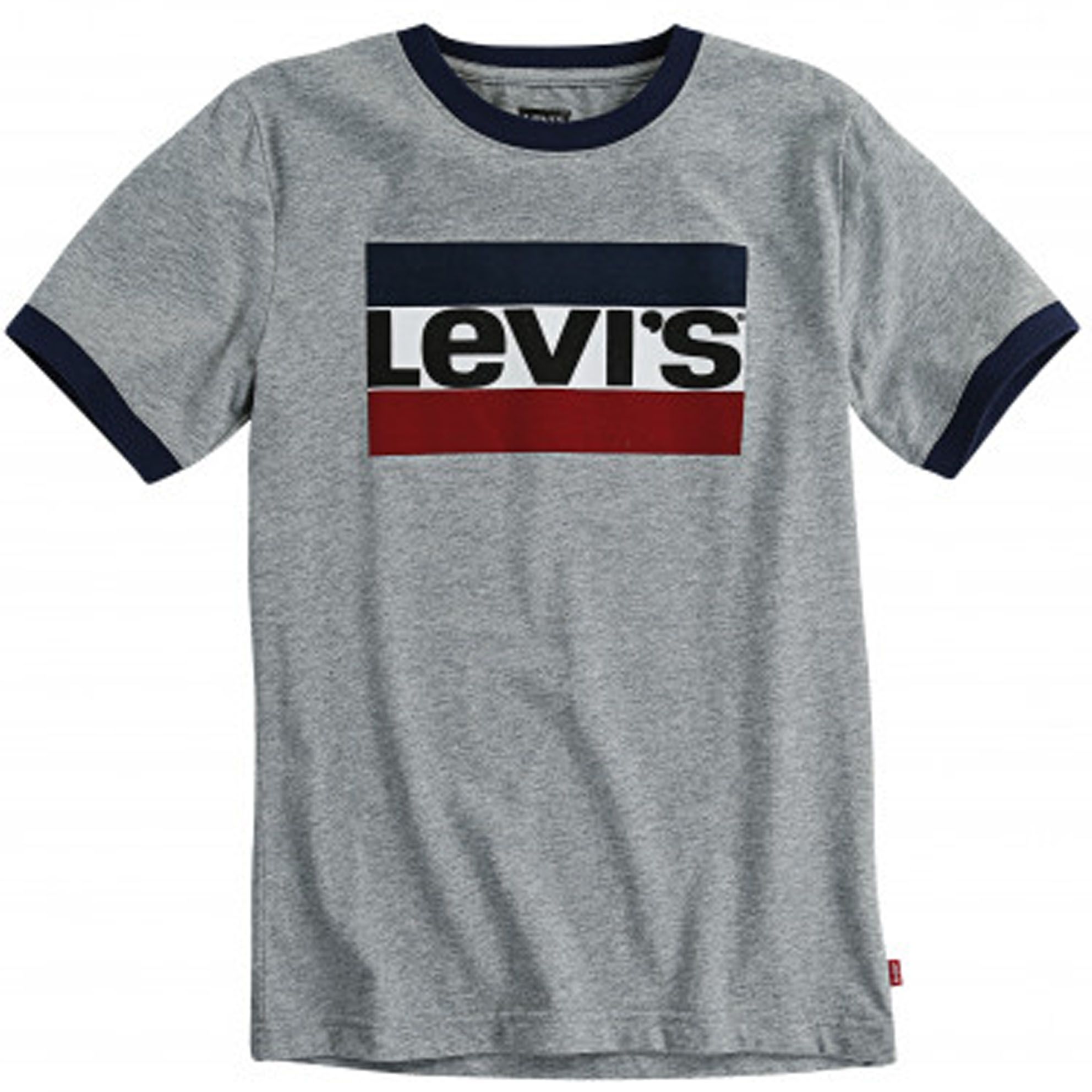 t shirt levis bleu blanc rouge
