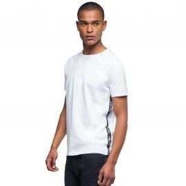 T-shirt homme Replay Blanc à bande