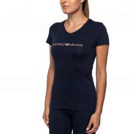 T-shirt Armani Femme Bleu