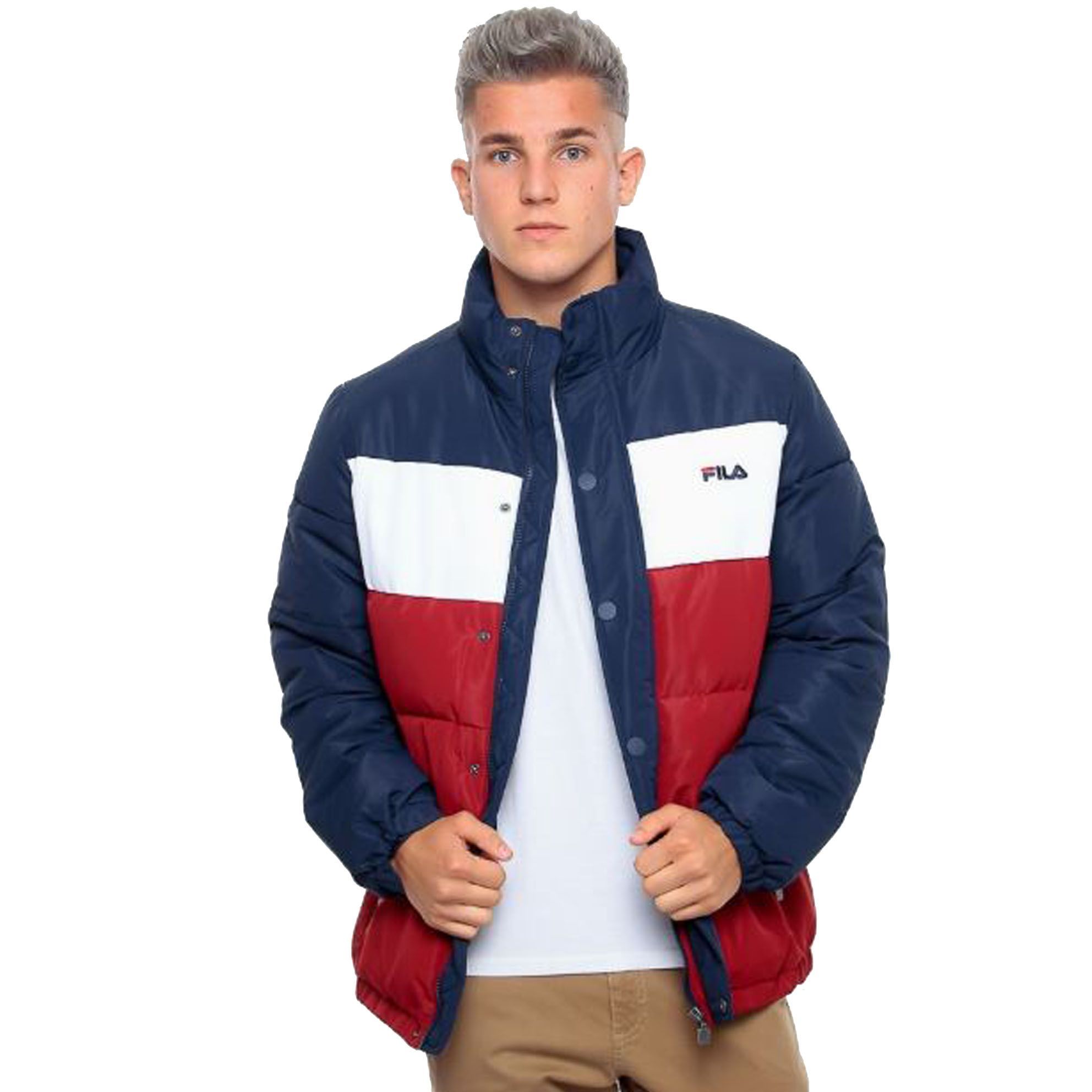 pull fila homme bordeaux