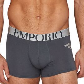 Boxer homme Armani argent et gris foncé