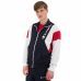 VESTE ZIP 213642 BLEU/BLANC/RO