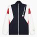 VESTE ZIP 213642 BLEU/BLANC/RO