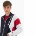 VESTE ZIP 213642 BLEU/BLANC/RO