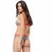 Pack de 2 culottes bresilienne EMPORIO ARMANI gris et orange