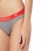 Pack de 2 culottes bresilienne EMPORIO ARMANI gris et orange