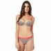 Pack de 2 culottes bresilienne EMPORIO ARMANI gris et orange