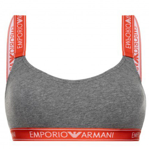 brassière Emporio Armani gris et orange