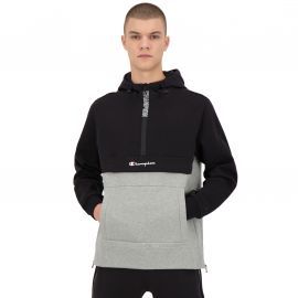 SWEAT H 213417 NOIR GRIS