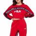 Sweat femme fila rouge 684602