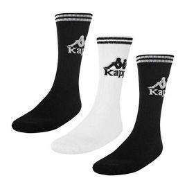 Pack de 3 paires de chaussettes Kappa noir blanc et noir
