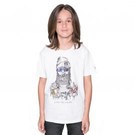 Tee shirt TELLIER DEELUXE junior blanc