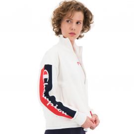 Sweat Femme Champion zippé Blanc