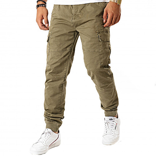 pantalon homme cargo kaki