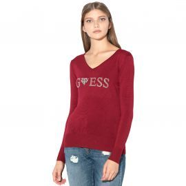 Pull femme guess rouge w84R66