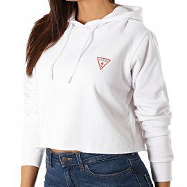 SWEAT F W94Q56 BLANC GUESS