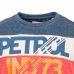 Tee shirt petrol industries junior bleu manche courte