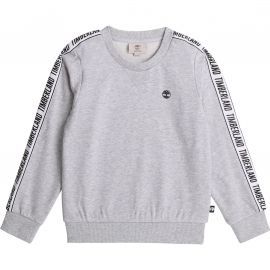 Sweat junior TIMBERLAND Col rond gris clair T45812