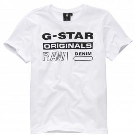 T-shirt junior GStar Raw Blanc