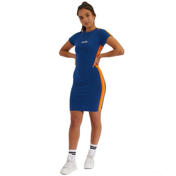 Nouvelle robe ellesse Rigi SGE08448 bleu et orange