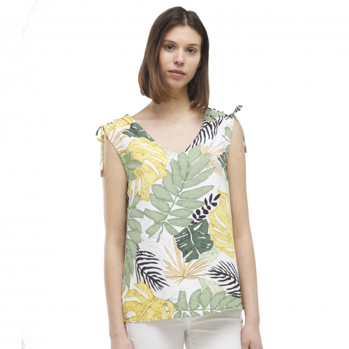 Top Débardeur tropical molly bracken blanc LA211CE20