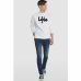 Sweat homme lois blanc basic 117675