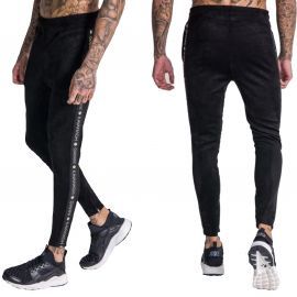 Pantalon homme Noir Gianni Kavanagh avec bande dorée