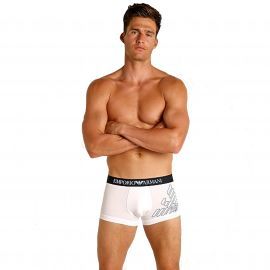 Boxer homme Emporio Armani bleu et blanc