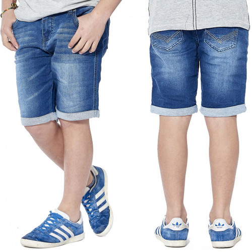 Short en junior BART DEELUXE bleu foncé S20PJG854B STONE