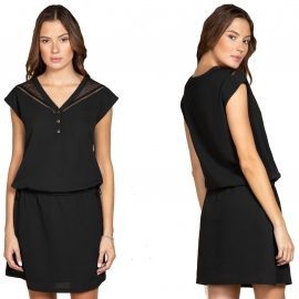 Robe Noir Femme Deeluxe VALIA